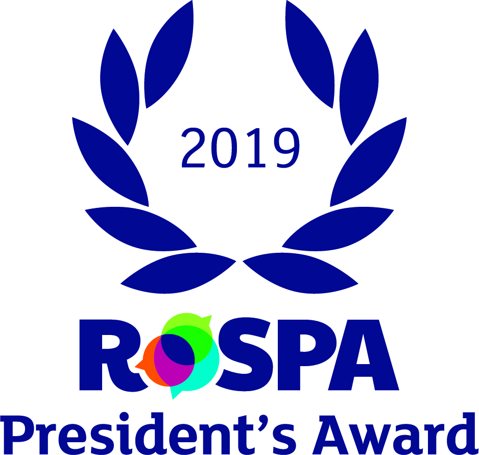 Safe in the knowledge with 11 consecutive gold RoSPA awards