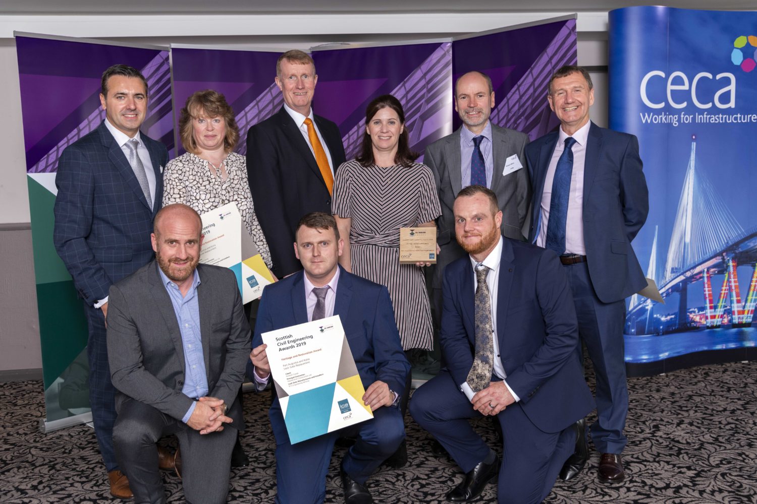 Making history at the Scottish Civil Engineering Awards with Scottish Canals
